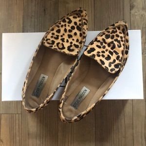 Steve Madden Calf Hair Leopard Print flats